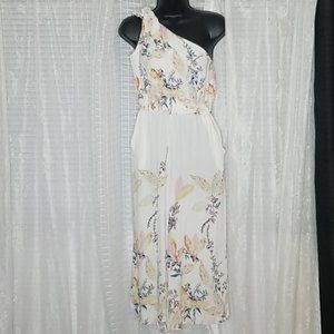 Free People Island Time Floral Wide Leg Jumpsuit S